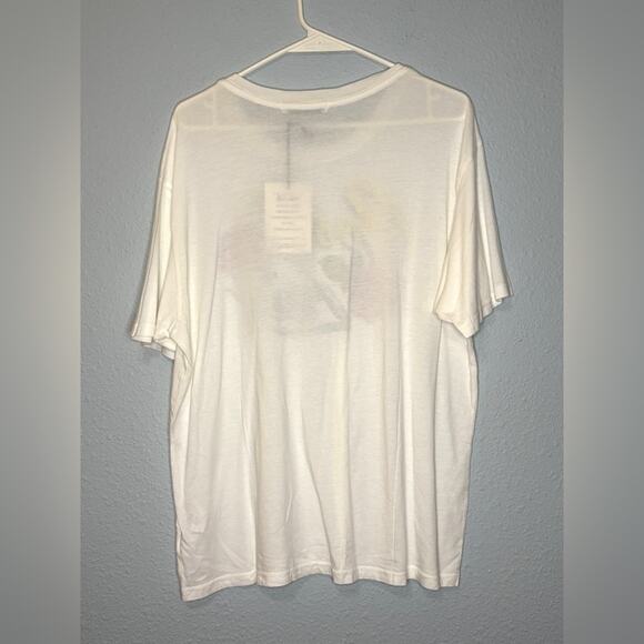 Daydreamer NWT Rock & Roll Collection Good Luck Tattoo Art Graphic Tee White L - Picture 2 of 6